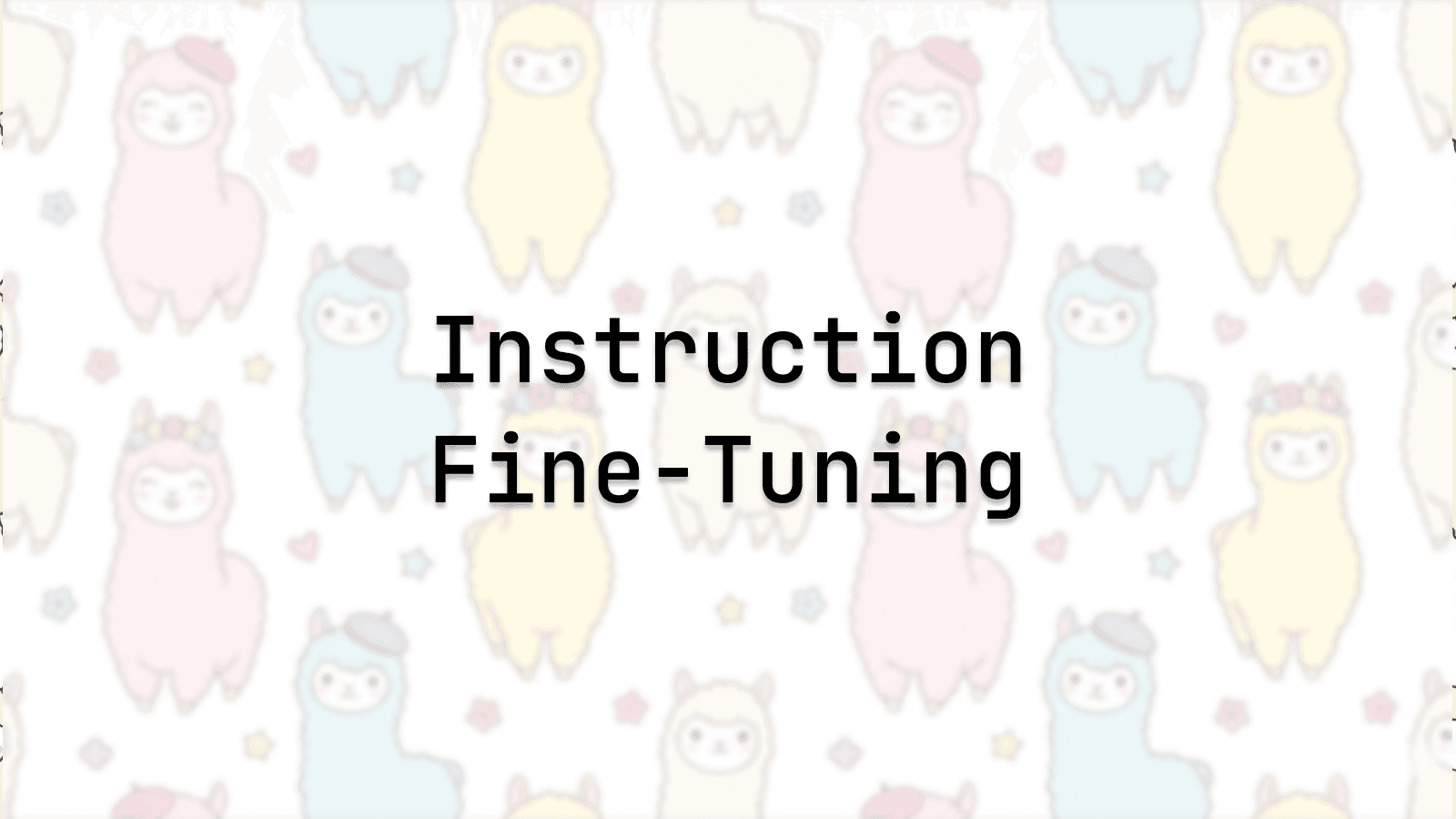 Instruction Fine-tuning